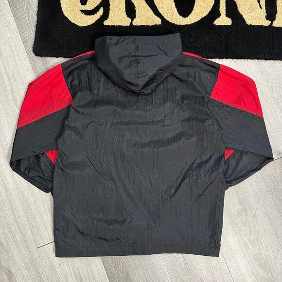 Vintage USA Olympics JC Penny 1/2 Zip Nylon Windbreaker Jacket - Size Medium - Picture 2 of 7